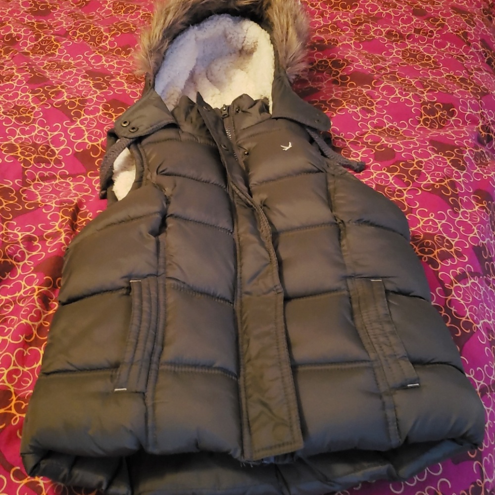 Atmosphere Brand- Army green hooded vest